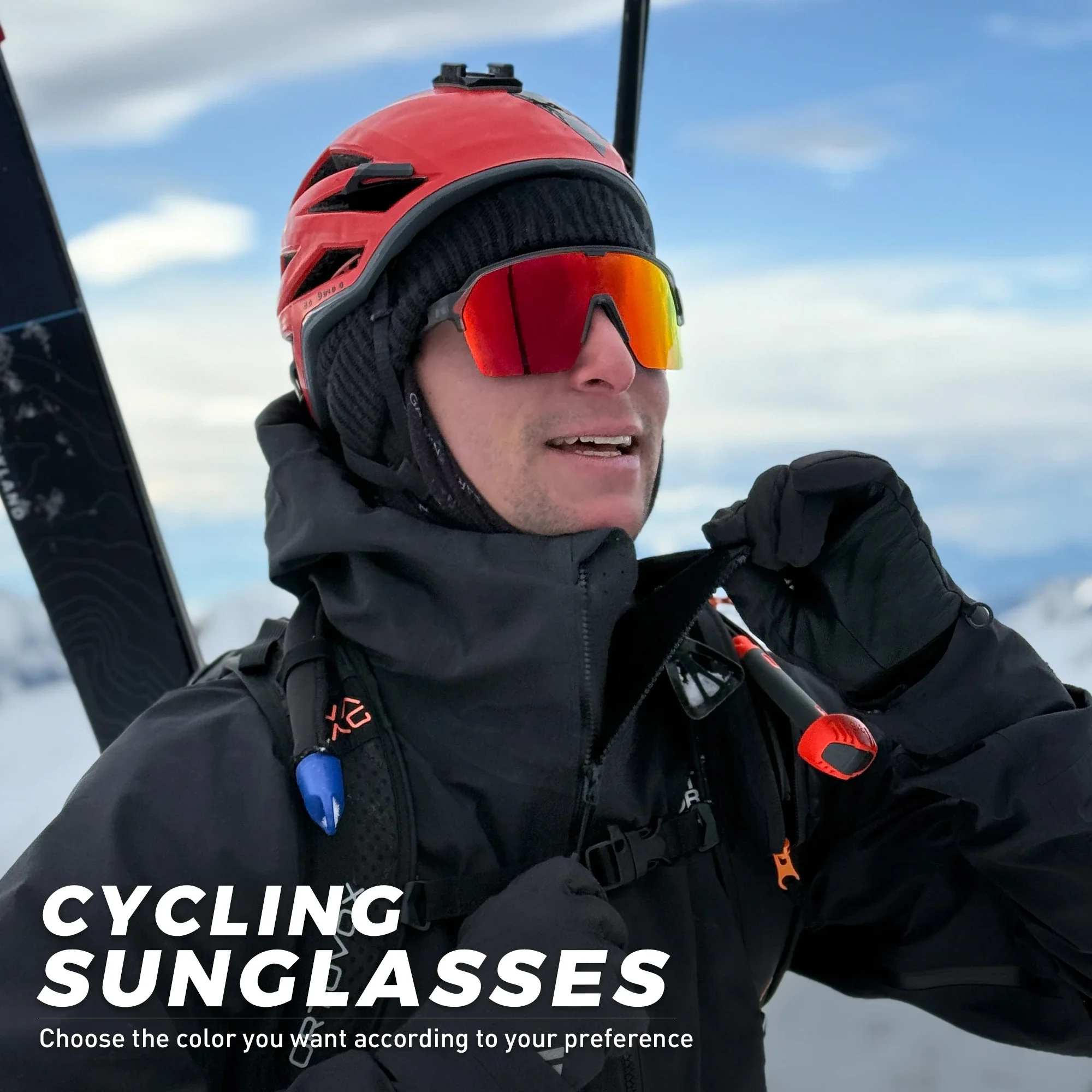 SCVCN Photochromic Cycling Glasses Sunglasses for Men Outdoor Sports Glasses UV400 Eyewear MTB Road Cycling  Cycling Goggles