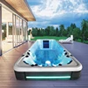 Big Luxury Bath Massage Smart Outdoor Swimming Endless Pool Hot Tub Combo Hydropool Swim Spa 2