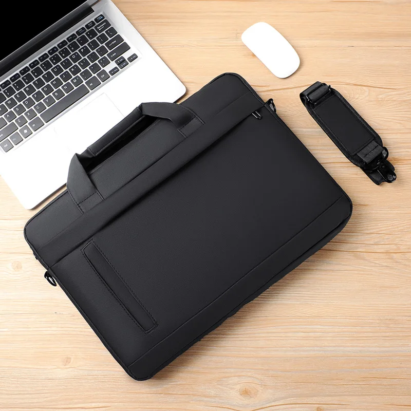 Cross-border Men's Laptop Bag Briefcase Large Capacity Business Notebook Bag Simple Crossbody Laptop Bag