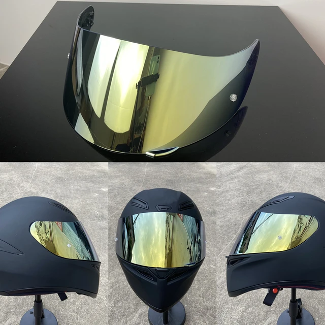 agv k5 face shield Helmet Visor, K1 Replacement for K1 K1S K3SV K5S Shield Visor Uv-Protection(Revo Pink Gold-Day Use Only) : Automotive Maintain perfect visibility with this genuine clear visor compatible with K5 S and K1 S helmet models AGV Helmets K1 S/K5 S