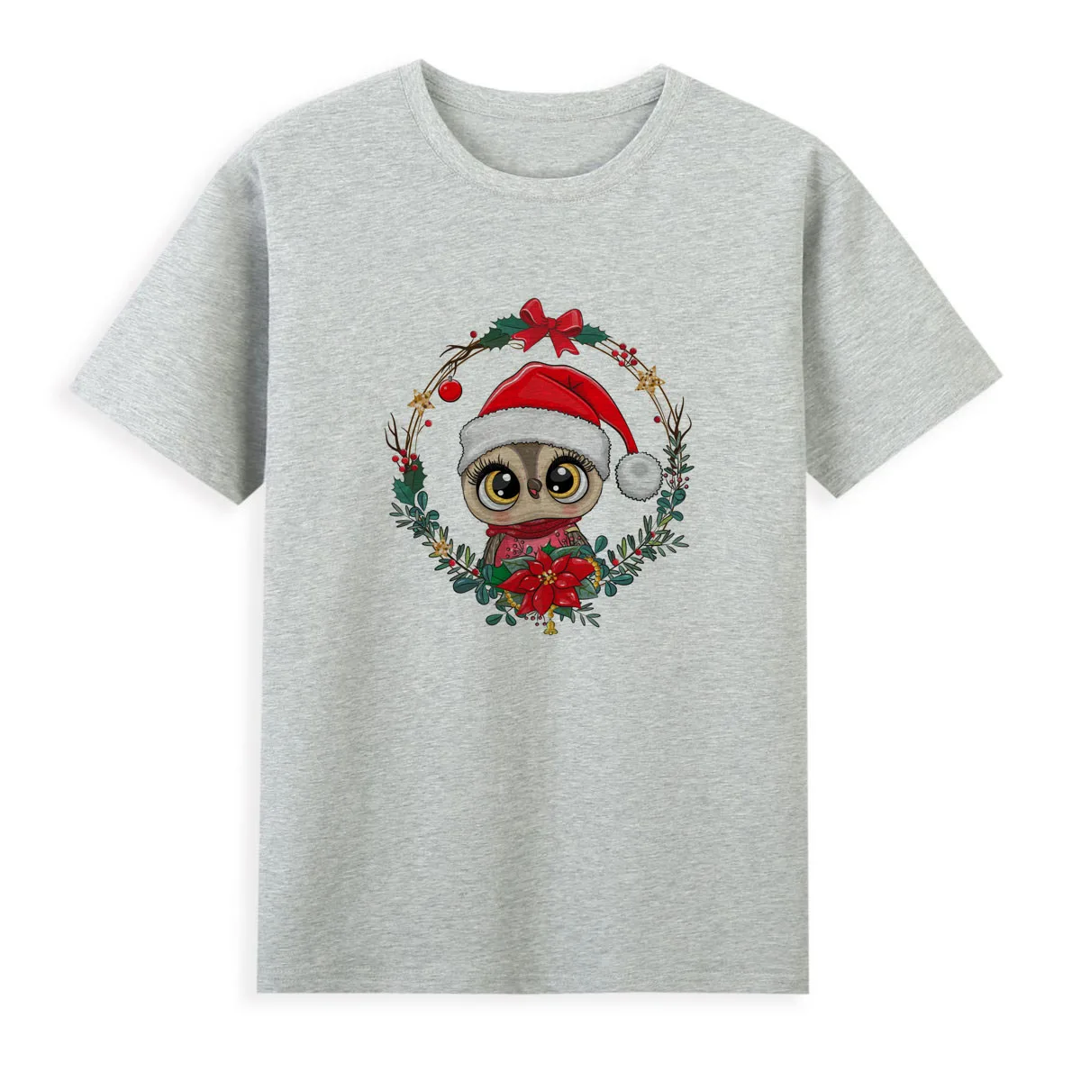 

New lovely Christmas T-shirt Hot selling women's casual top in the United States A1-73