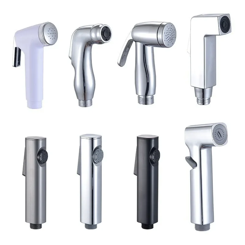 Toilet Bidet Douche Sprayer Stainless Steel Hygienic Shower Head Handheld Water Pressure Control Self Cleaning Accessories 3
