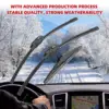 1/2/3/4/6PCS Car Wiper For Toyota Auris Hatchback MK2 2012-2017 Front Rear Wiper Blades Brushes Cutter Auto Accessories 2016 5