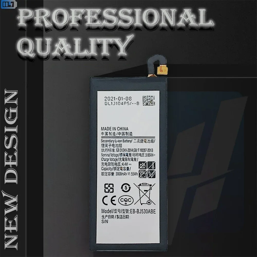 Phone Battery EB-BJ530ABE 3000mAh For Samsung Galaxy J5 Pro