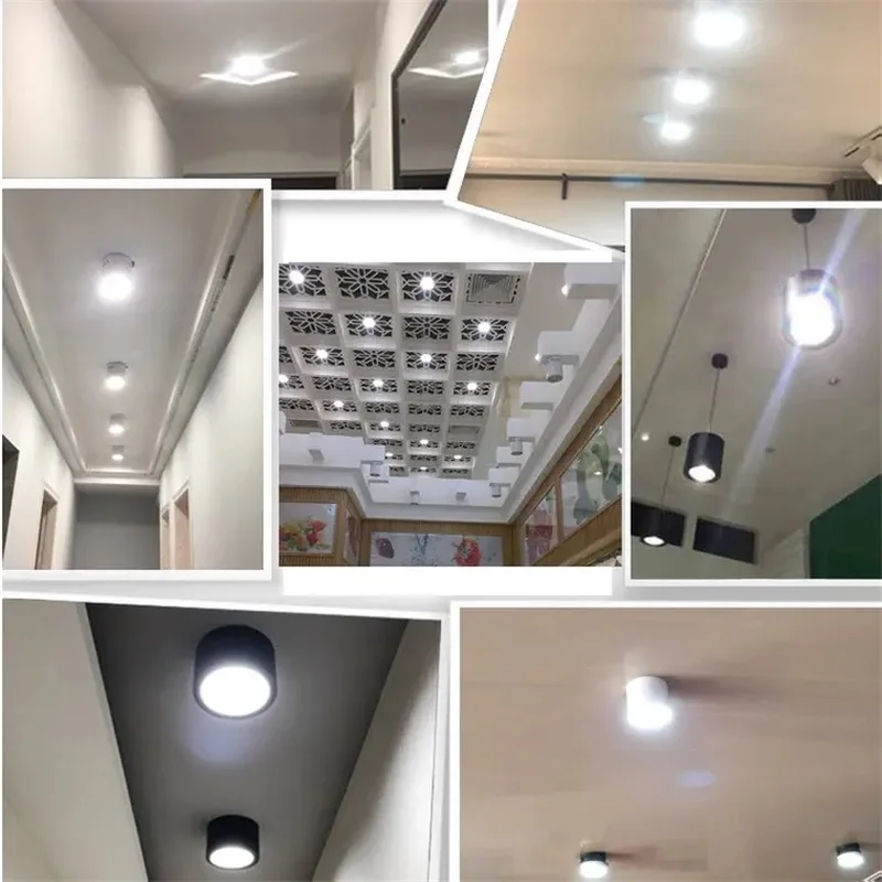 LED Downlight 110V 220V led downlight Spotlight Give Lamp Bulb E27 Screw Mouth FOR Room Kitchen Living Cabinets Porch