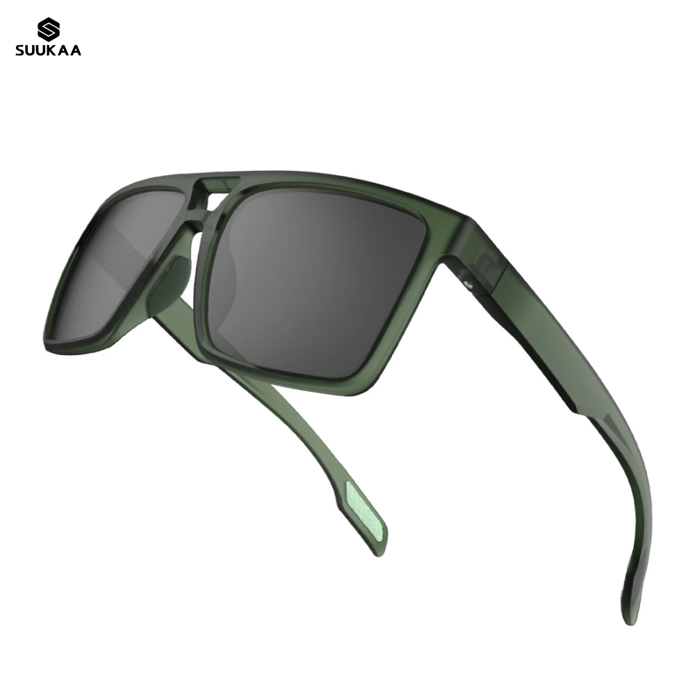 Suukaa gafas polarizadas HD para hombres y mujeres, protección UV para exteriores, gafas de sol clásicas para pesca, ciclismo, conducción, Uv400