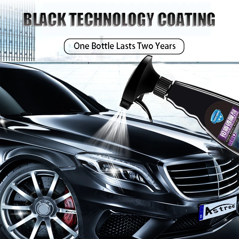 

550ML Car Ceramic Coating Polishing Crystal Plating Spray Sealant Top Coat Quick Nano-Coating Wax Car Paint Waterproof Agent