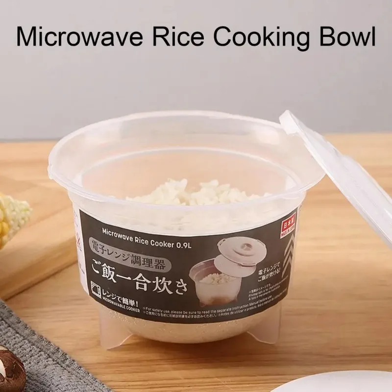 Description Picture 5 of itemMicrowave Japanese Rice 900ML Multifunctional Steamer Hot Soup Lunch Box Food Grade PP Kitchen Steamer Suitable for Any Scenario