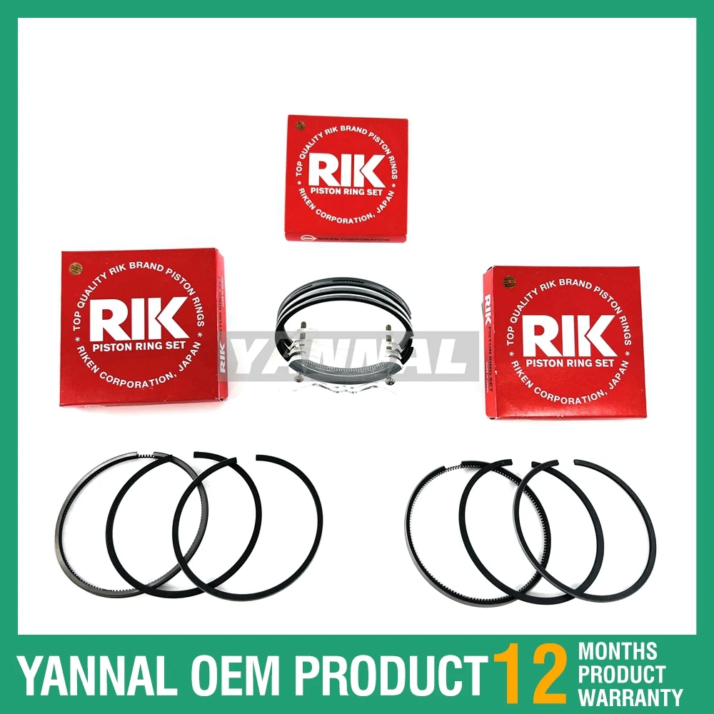 

For Mitsubishi MD006-704 Piston Rings Set 4DQ5 Excavator Engine Parts