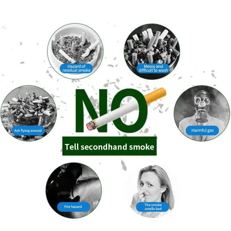 25pcs disposable ashtray Prevent ash and remove odor water soluble film smoke sand ointment vehicle mounted office household portable ashtray