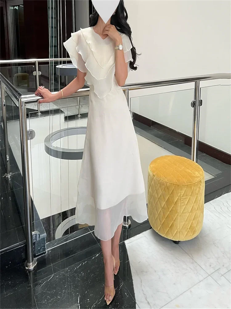 

Elegant V Neck Simple Evening Dress A Line Formal Dresses Simple Prom Gown Sleeveless Wedding Guest Dresses for Women Arabic