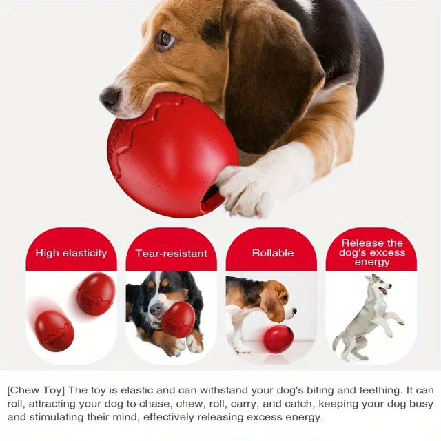 Interactive Dog Toy Dispenser  Dinosaur Egg-Shaped Design   Perfect for Slow Feeding and Playing 5