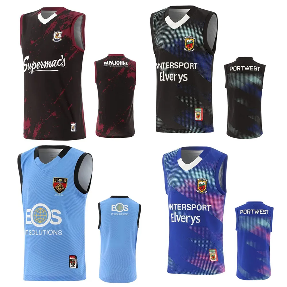 

Новинка, Джерси GAA, спортивный жилет для отдыха 2023 2024, все команды Керри, Мэй, Лимерик, галэй, Дублин, пух, корковый, клена, Каван, Антрим