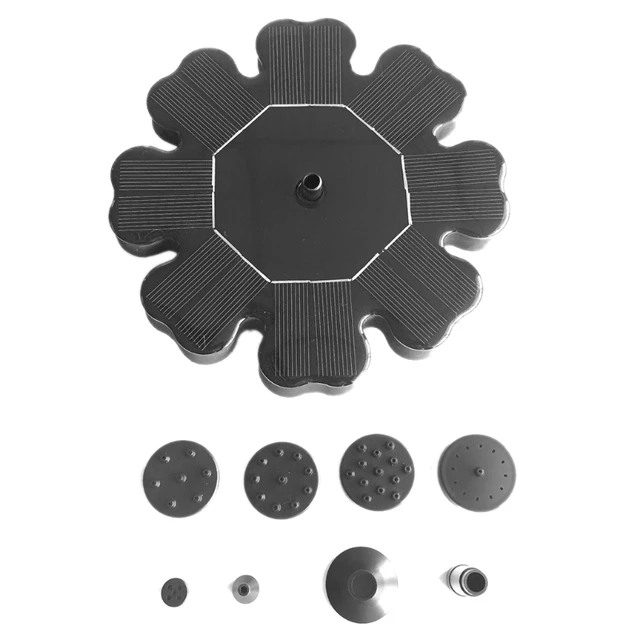 Kültéri Napenergia -Vízi Madárfürdő Szökőkutak Tó Szivattyú Úszó Kerti Akvárium - Image 6