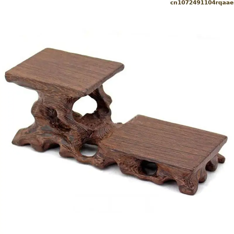 22 Kinds Natural Solid Wood Plant Shelf Flowerpot Holder Flower Pot Sorting Table Bonsai Display Rack Log Lathe Tea Set Pedestal