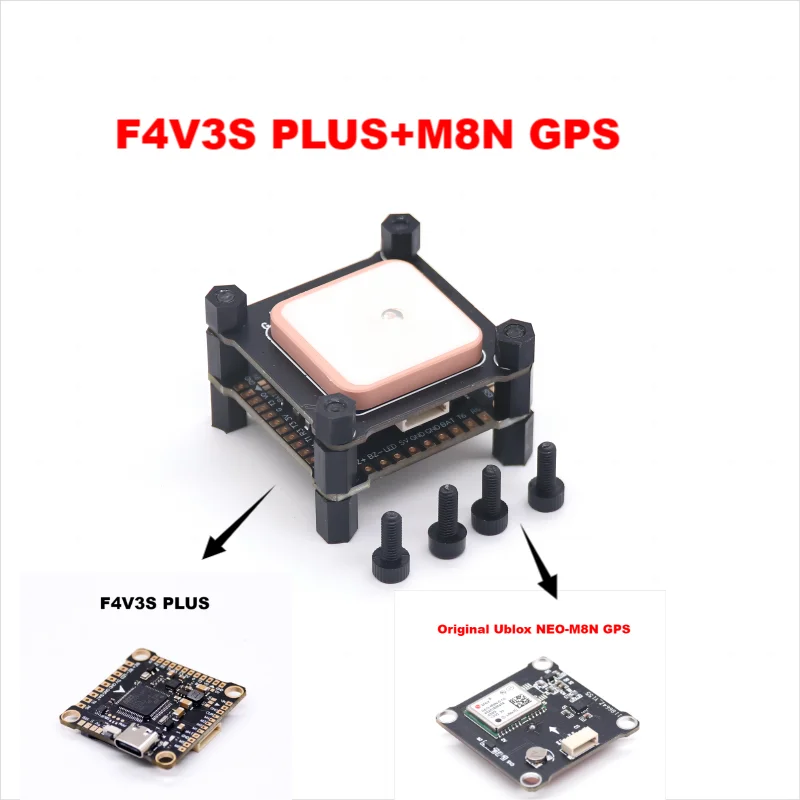 Module GPS NEO-M8N avec boussole QMC5883 36x36mm pour drone