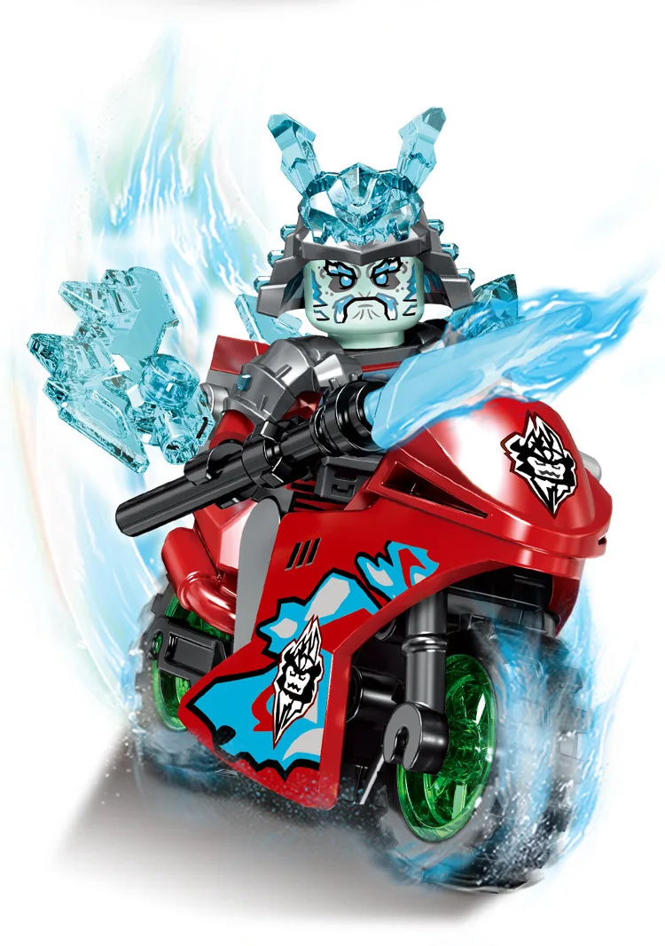 Action Figures Toys Mini Figure Toys Phantom ninja character model blocks motorcycle assembly blocks puzzle toys for boys