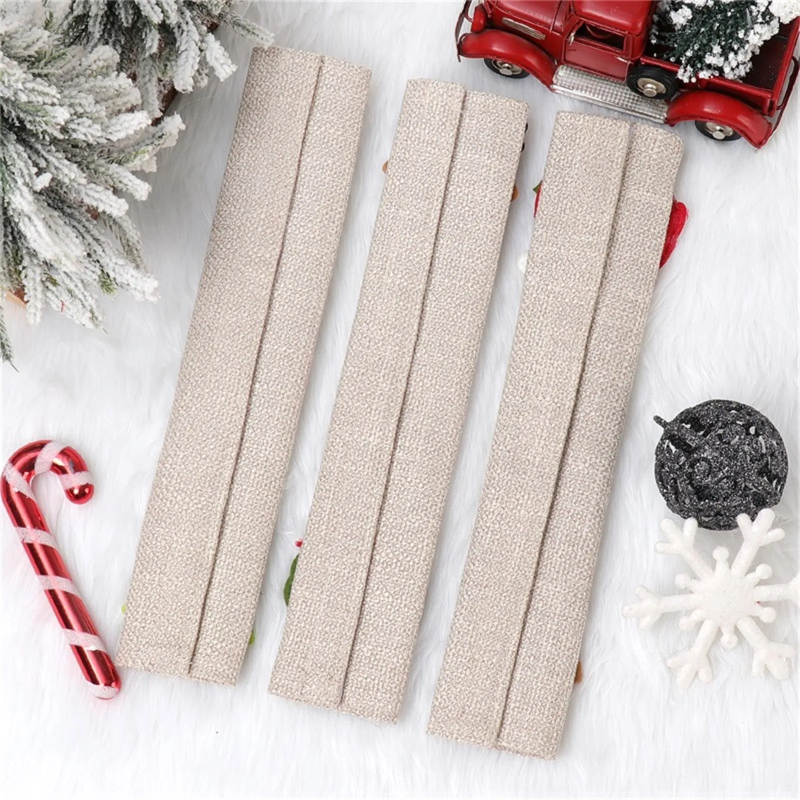 3pcs Christmas Refrigerator Handle Covers Kitchen Decoration Santa Claus Snowman Elk Refrigerator Door Handle Covers