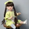 Realistic 55 CM 22 Inch Reborn Baby Lifelike Stand Girl Doll Full Soft Silicone Body Princess Toddler Bebe Birthday Gift 1