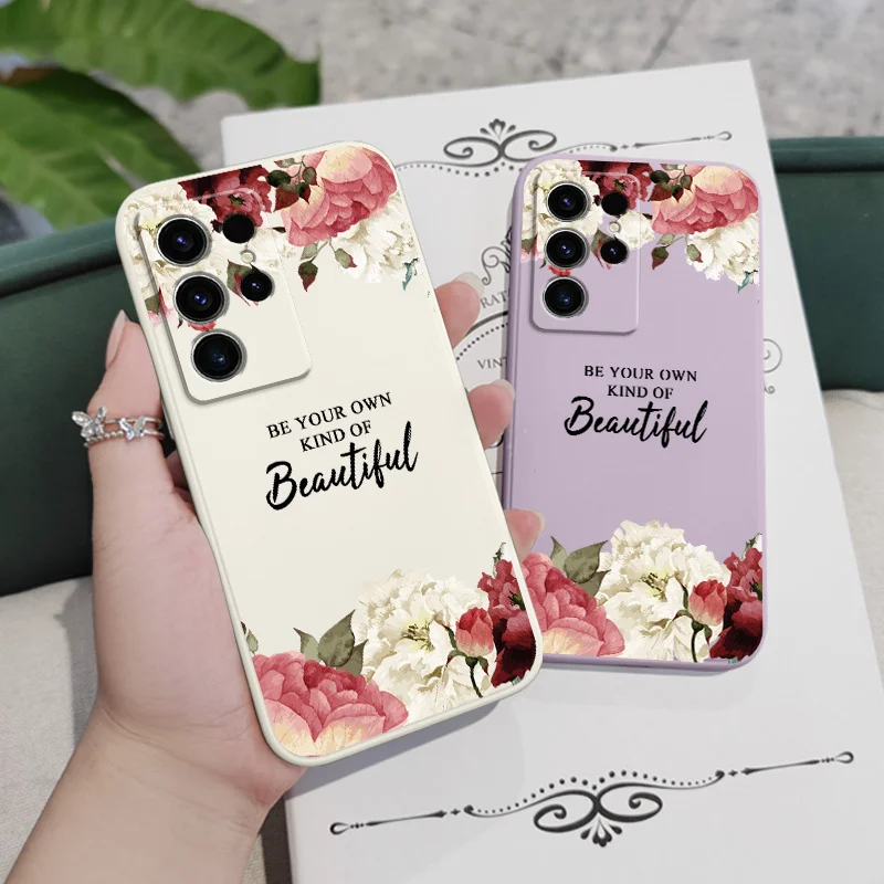 Quiet Flowers Phone Case - Elegant Floral Design Cover