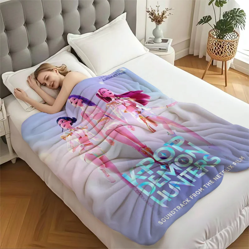 K-Pop Demon Hunters Flannel Blanket 5