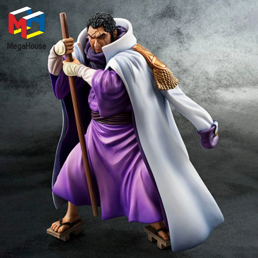 

Оригинальный MegaHouse POP One Piece Fujitora Isshiou Аниме Фигурка Коллекционная модель в коробке игрушка женский подарок