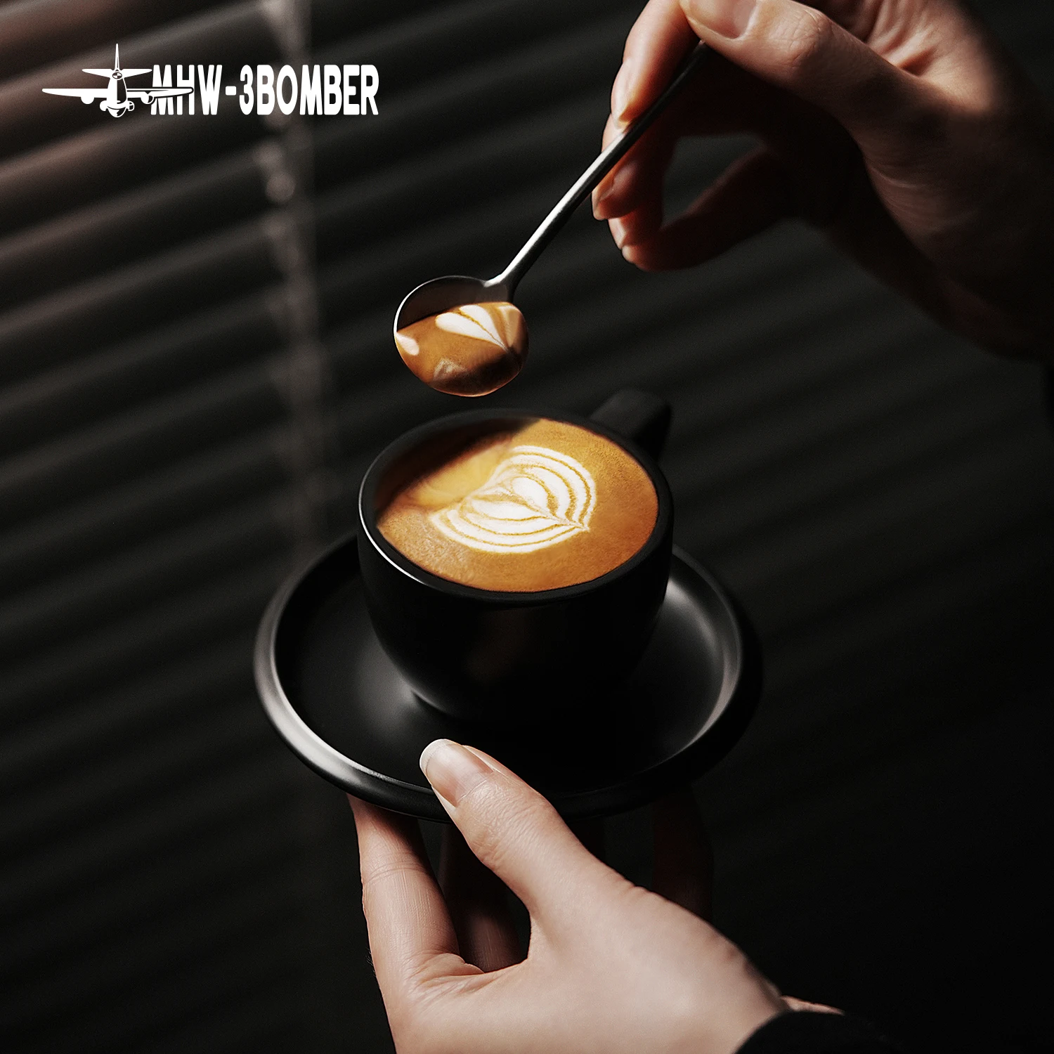 كوب قهوة إسبريسو سيراميك أبيض 90مل من MHW-3BOMBER...