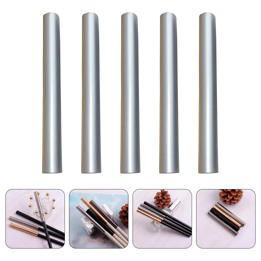 

5pcs Manicure Pen Protection Caps Girl Nail Supplies Decorative Pen Toppers