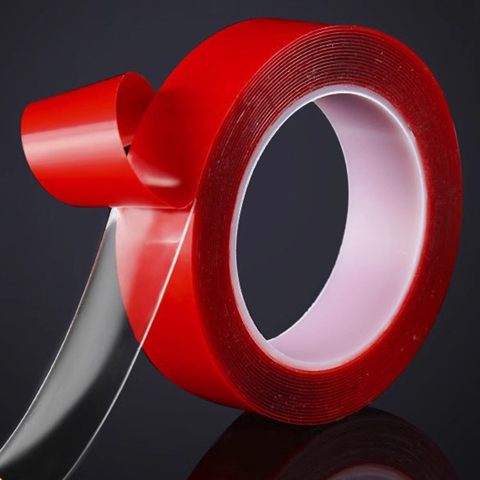 1PCS Double Sided Adhesive Tape Acrylic Transparent No Traces Sticker for LED Strip Car Tablet Fixed 3 Meters