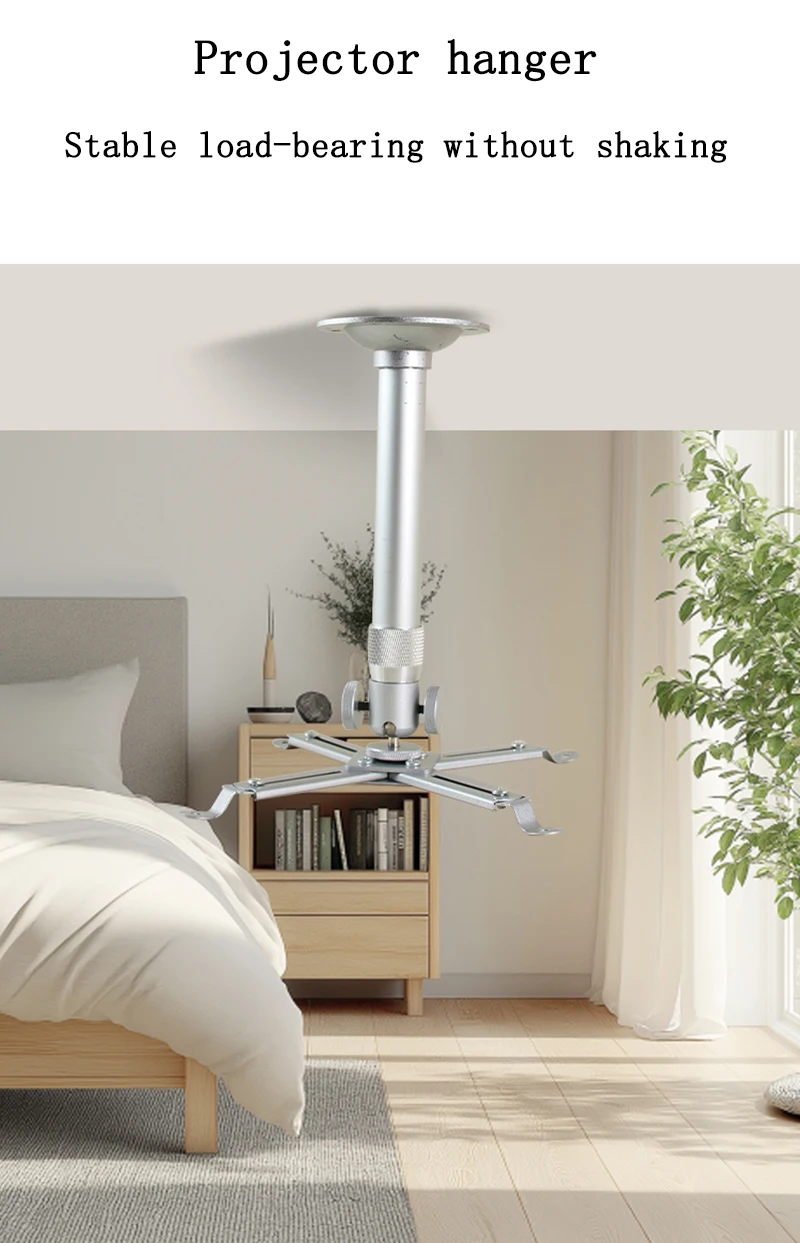 Thinyou 20 Cm 120 Cm Universal-Projektorhalterung Mit Schwenk-/Neigefunktion, Verstellbare Deckenmontage, Wandhalterung, Projektorständer Sb5Ecb5D7C27041C4Aa3D9891291C10D4F