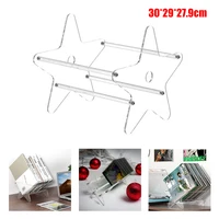 Acrylic Risers for Display Stand Holder Versatile Shelf Showcase Rack For Books Albums And Records Home Accessories 1
