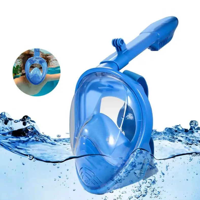 NEW FullFace Snorkel Mask Kids Divnig Masks With Innovative Anti