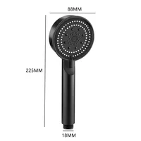 5 Modes Shower Head Adjustable High Pressure Water Saving Shower Head Water Massage Shower Head Hook Hose Bathroom Accessories 6