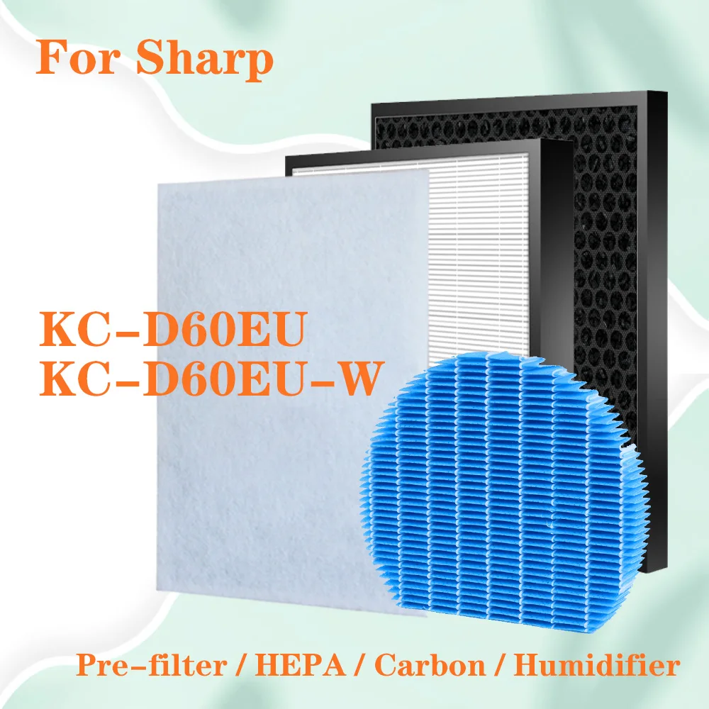 

FZ-D60HFE FZ-D60DFE FZ-A61MFR HEPA Carbon Filter Replacement очиститель воздуха Sharp KC-D60EU KC-D60EUW KC-D60EU-W