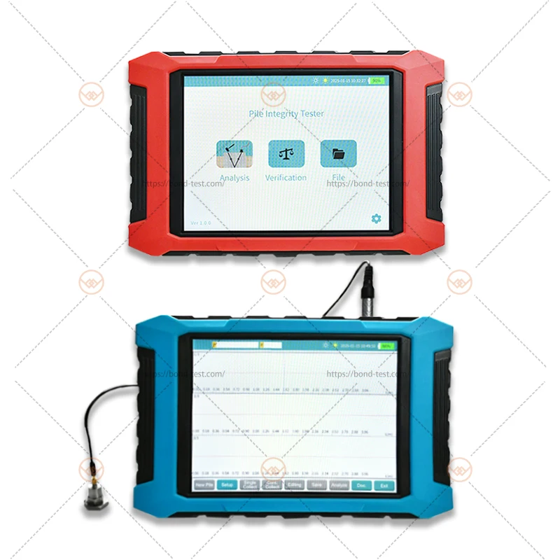 Civil Engineering Nondestructive Testing Equipment Test Pit Foundation Pile Flaw Tester