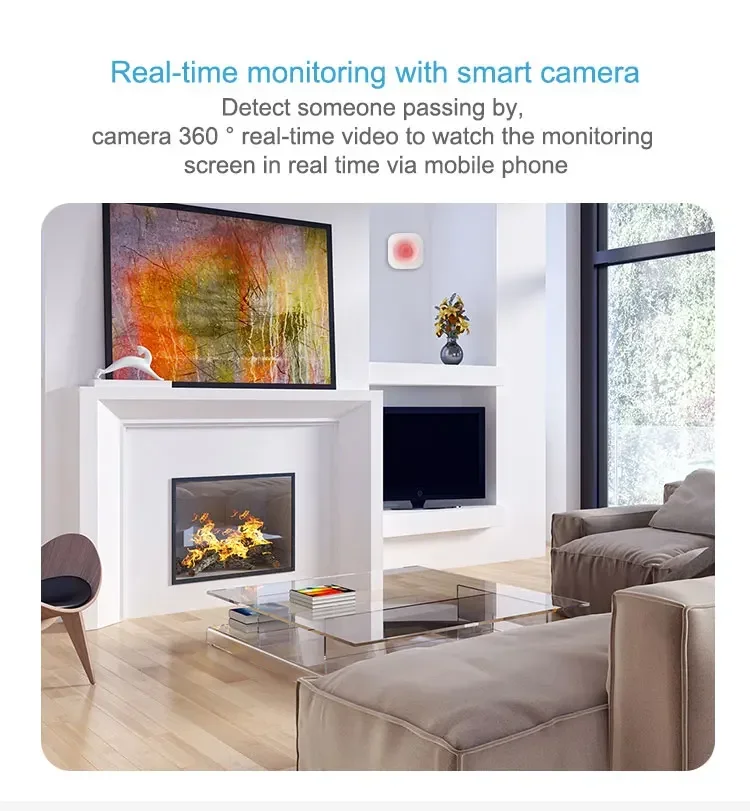 PIR Motion Sensor Tuya WIFI Smart PIR Motion Sensor Detector Movement Sensor Smart Life APP Wireless Home Automation System Via Alexa Google Home