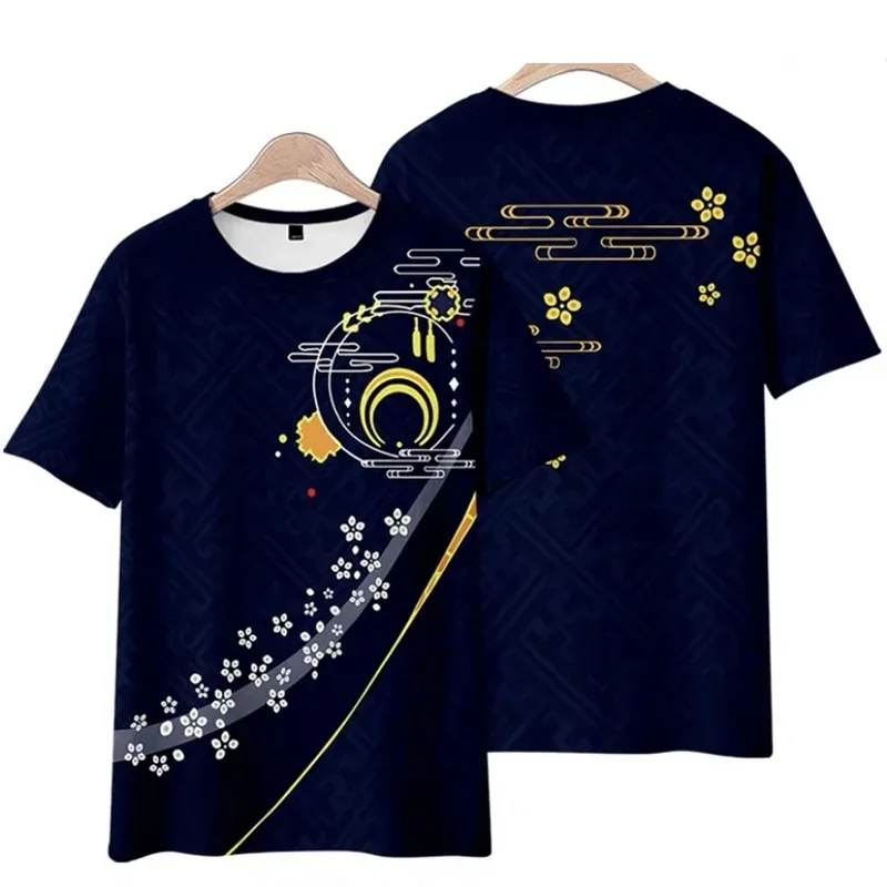 Touken ranbu 3d t-shirt cosplay game anime sport men women t-shirts tops o-neck short sleeve boy girl t-shirts shirt clothes