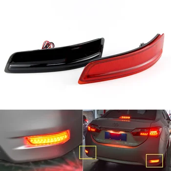 LED Rear Bumper Reflector light For Toyota Corolla Altis 2014 2015 2016 2017 2018 For Lexus GS250 ES250 BrakeStop Light fog lamp 1