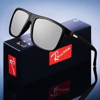 Lunettes de soleil polarisées carrées de luxe UV400 pour cyclisme, style vintage, pour hommes et femmes, mode, voyage, conduite, pêche, anti-vent 2