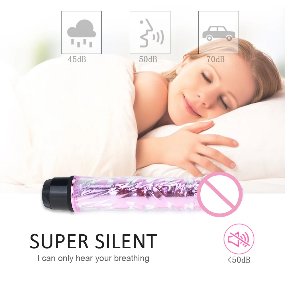 Soft Realistic Dildo Vibrators Sex Toys for Woman G-Spot Clitoris Vagina Massager Waterproof AV Stick Female Masturbator