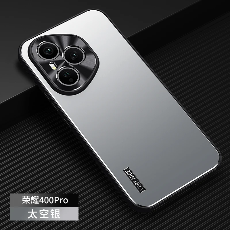 Enhanced Metal Camera Frame Protection Case with Aluminum Alloy Frosted Back & Shockproof Bumper Cover