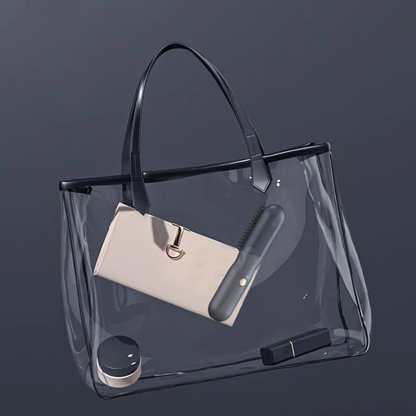 Straightening Brush Rechargeable with 3 Temps Negative Ion Hot Brush Hair Straightener for Women Volumizing Frizz Control Home