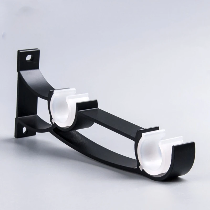 Curtain Rod Brackets Window Hardware Holder 1pc Home Decor Side Top Mounted Easy To Install