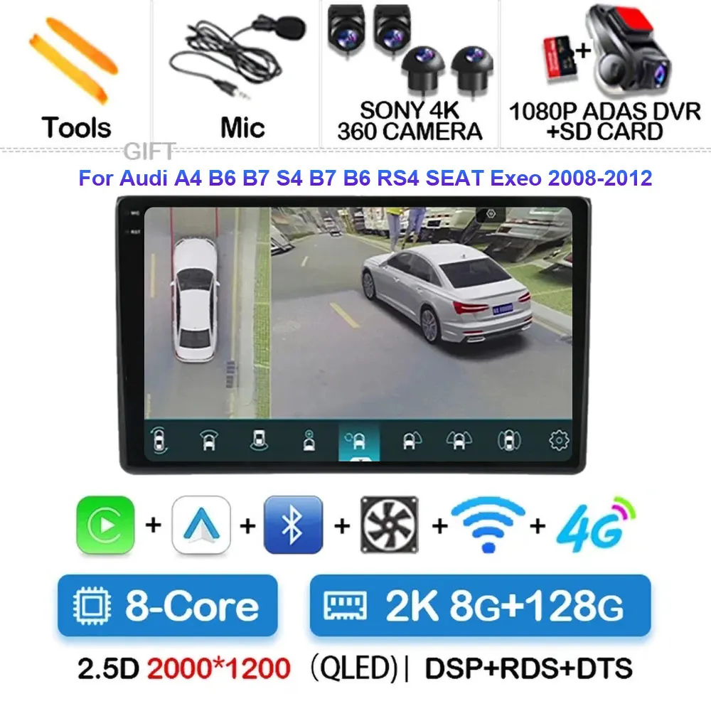 2K 8G-128G 360 DVR