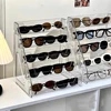 Sunglasses storage box, acrylic ladder bracket, frame, myopia glasses, sunglasses storage ladder rack 6