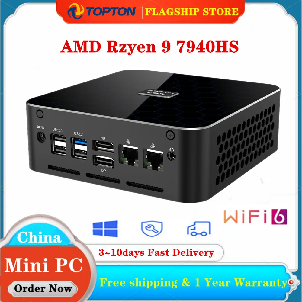 ミニpc TOPC AMD ミニ PC Ryzen 9 7940HS R7 8845HS 7840HS USB4.0