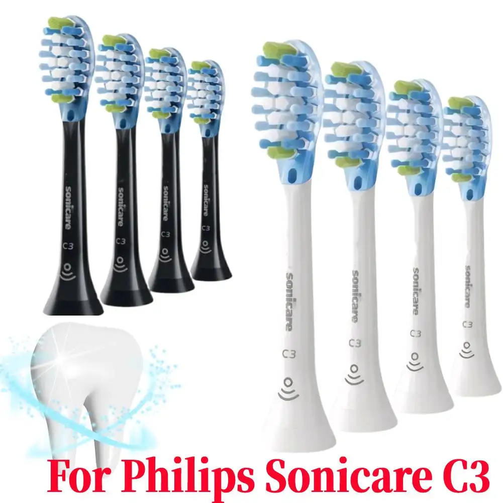 Toothbrush Heads Replacement Toothbrush Heads Electric Toothbrush Heads Replacement Brush Heads 4pcs/pack For Philips Sonicare C3 Toothbrush