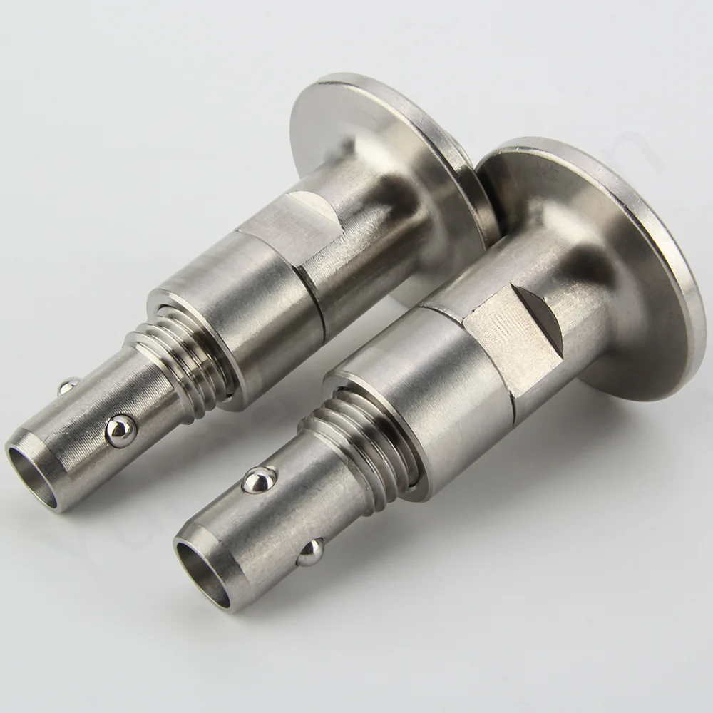 YK126 M8/M12 Screw Pin SUS304 Stainless Steel Button Quick Release 3 Balls Lock Pins Mushroom Handle Locating Pins Dia 6/10mm