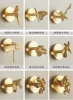 Gold Animals Shape Wall Mounted Hook Towel Hooks For Bathroom Clothes Coat Hanger No Drilling/ Drilling Bedroom Door Hooks Brass 6
