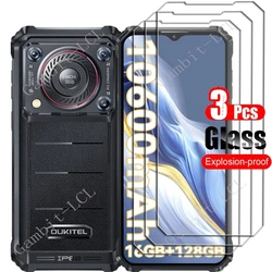 Premium Tempered Glass Screen Protector Film - 3 Pack for Tempered glass (For Oukitel WP36)
